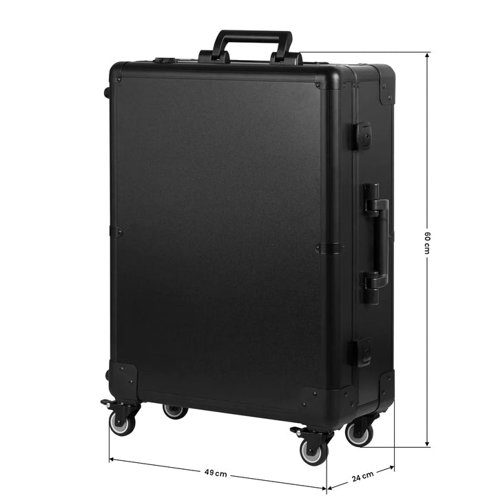 Mallette de Maquillage Station Mobile avec Miroir Lumineux et Enceintes Noir - image 9