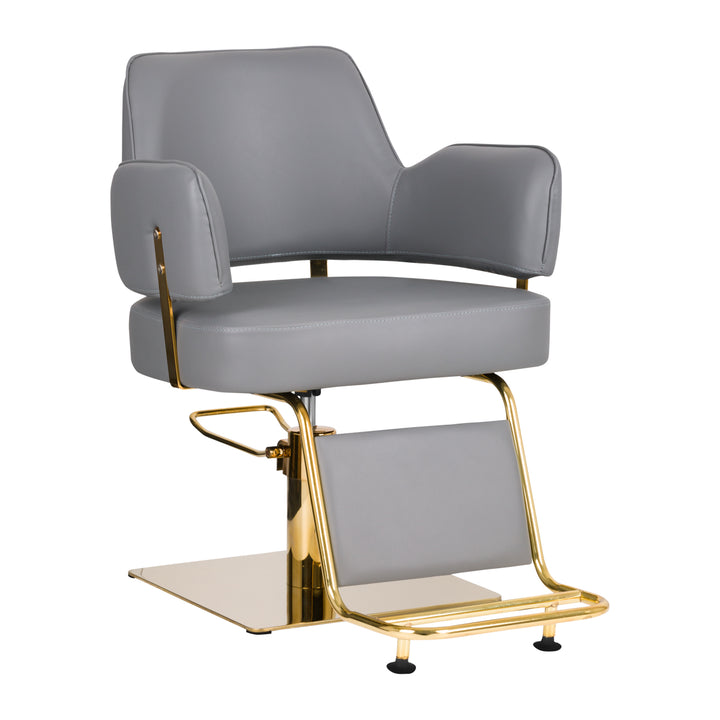 Fauteuil de Coiffeur Gabbiano Linz Or Gris