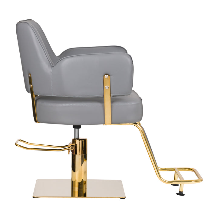 Fauteuil de Coiffeur Gabbiano Linz Or Gris