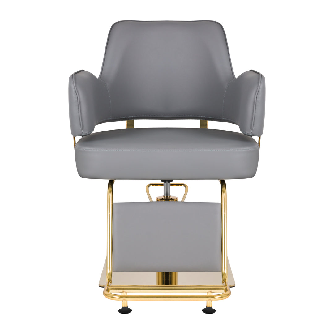 Fauteuil de Coiffeur Gabbiano Linz Or Gris