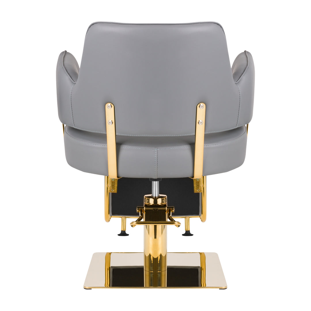 Fauteuil de Coiffeur Gabbiano Linz Or Gris