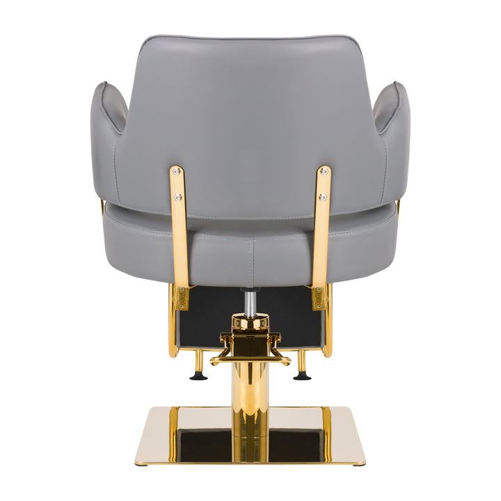 Fauteuil de Coiffeur Gabbiano Linz Or Gris