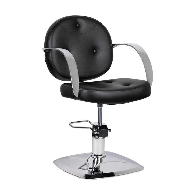 Fauteuil de Coiffeur Gabbiano Asti Noir