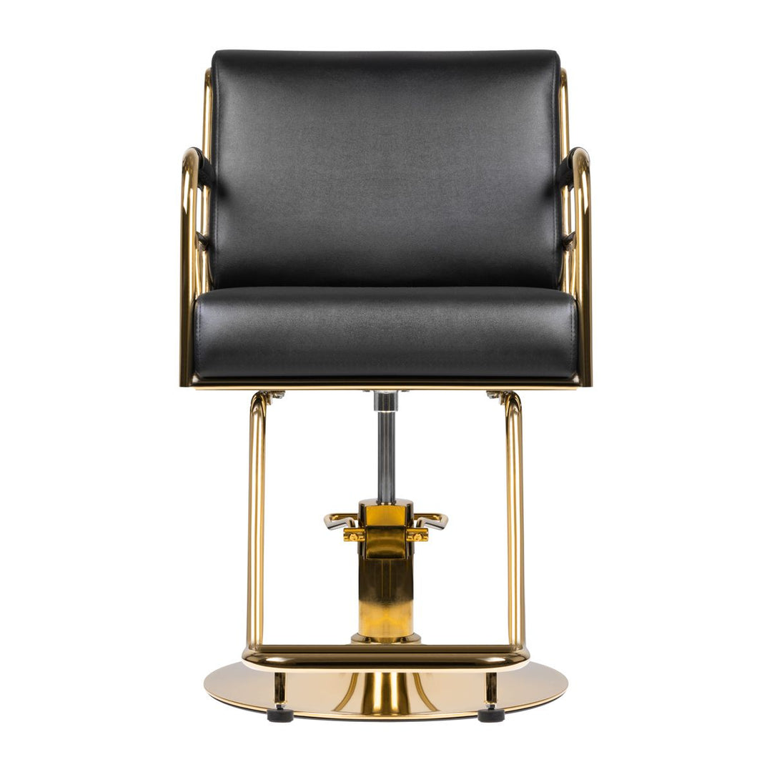Fauteuil de Coiffeur Gabbiano Prato Or Noir