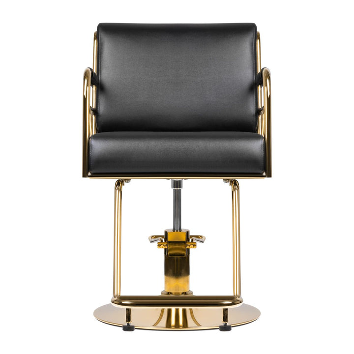 Fauteuil de Coiffeur Gabbiano Prato Or Noir