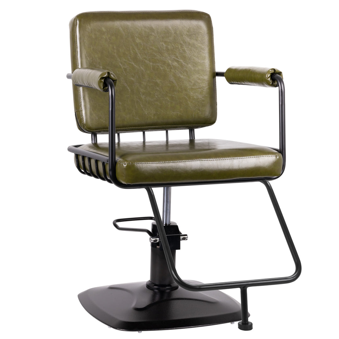 Fauteuil de Coiffeur Gabbiano Katania Loft Vert