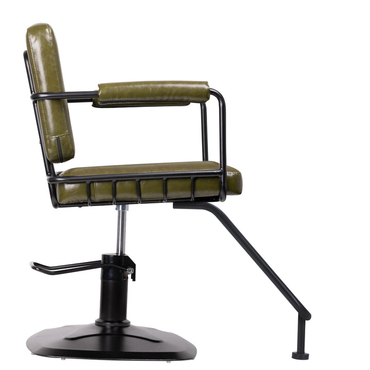 Fauteuil de Coiffeur Gabbiano Katania Loft Vert