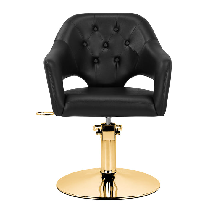 Fauteuil de Coiffeur Gabbiano Parma Or-Noir