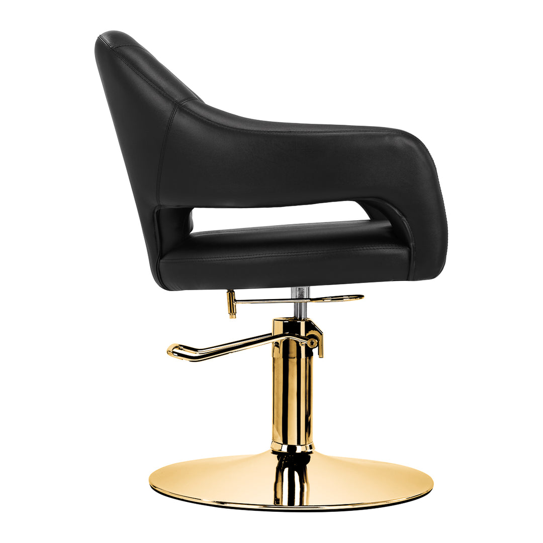 Fauteuil de Coiffeur Gabbiano Parma Or-Noir