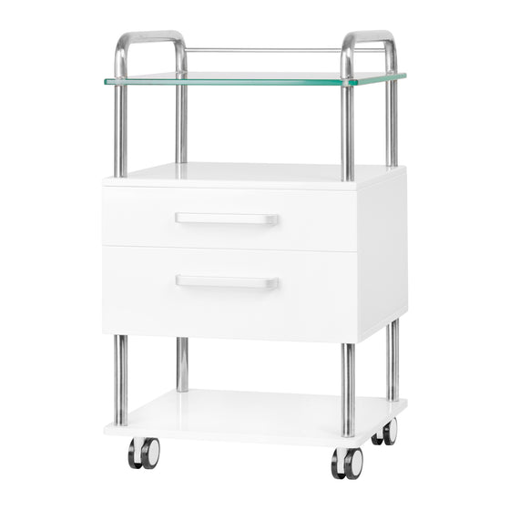 Chariot de Service Cosmétique 6052 Blanc