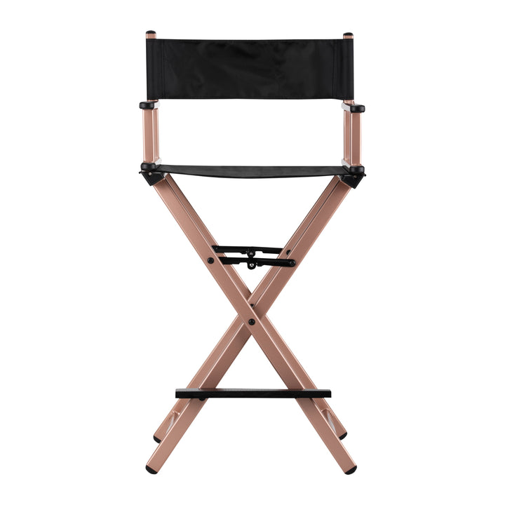 Chaise Maquillage Pliante Aluminium Or Rose - image 2