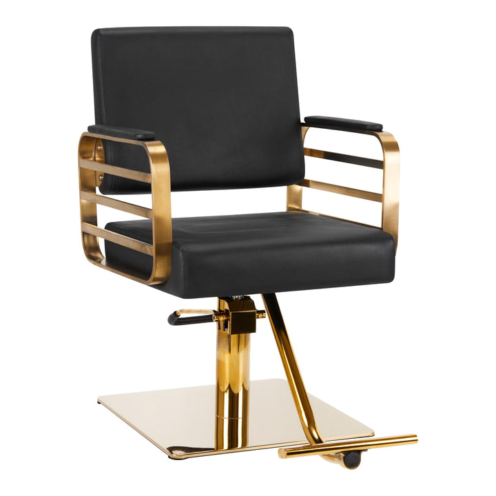 Fauteuil de Coiffeur Gabbiano Avila Or Noir
