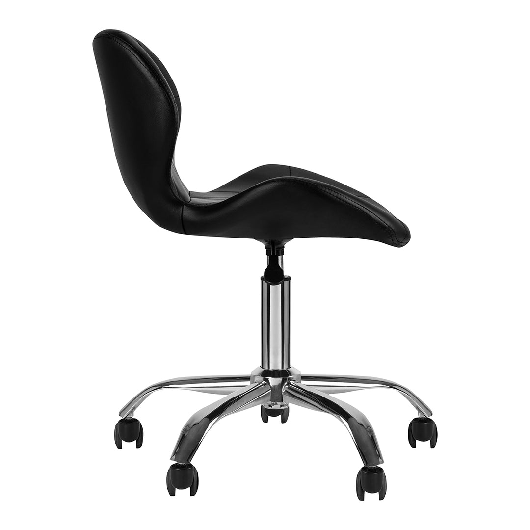 Tabouret à Roulettes Réglable QS-06 Noir - image 2