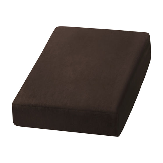 Housse de Fauteuil Velours Marron