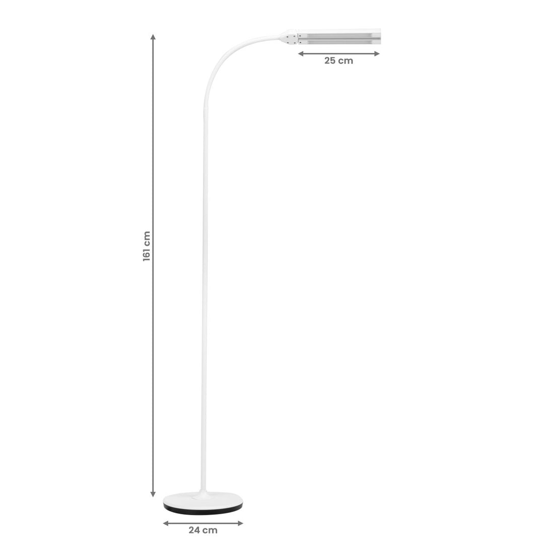 Lampe Esthétique sur Pied avec Intensité Réglable Glow 6019 Blanc - image 7