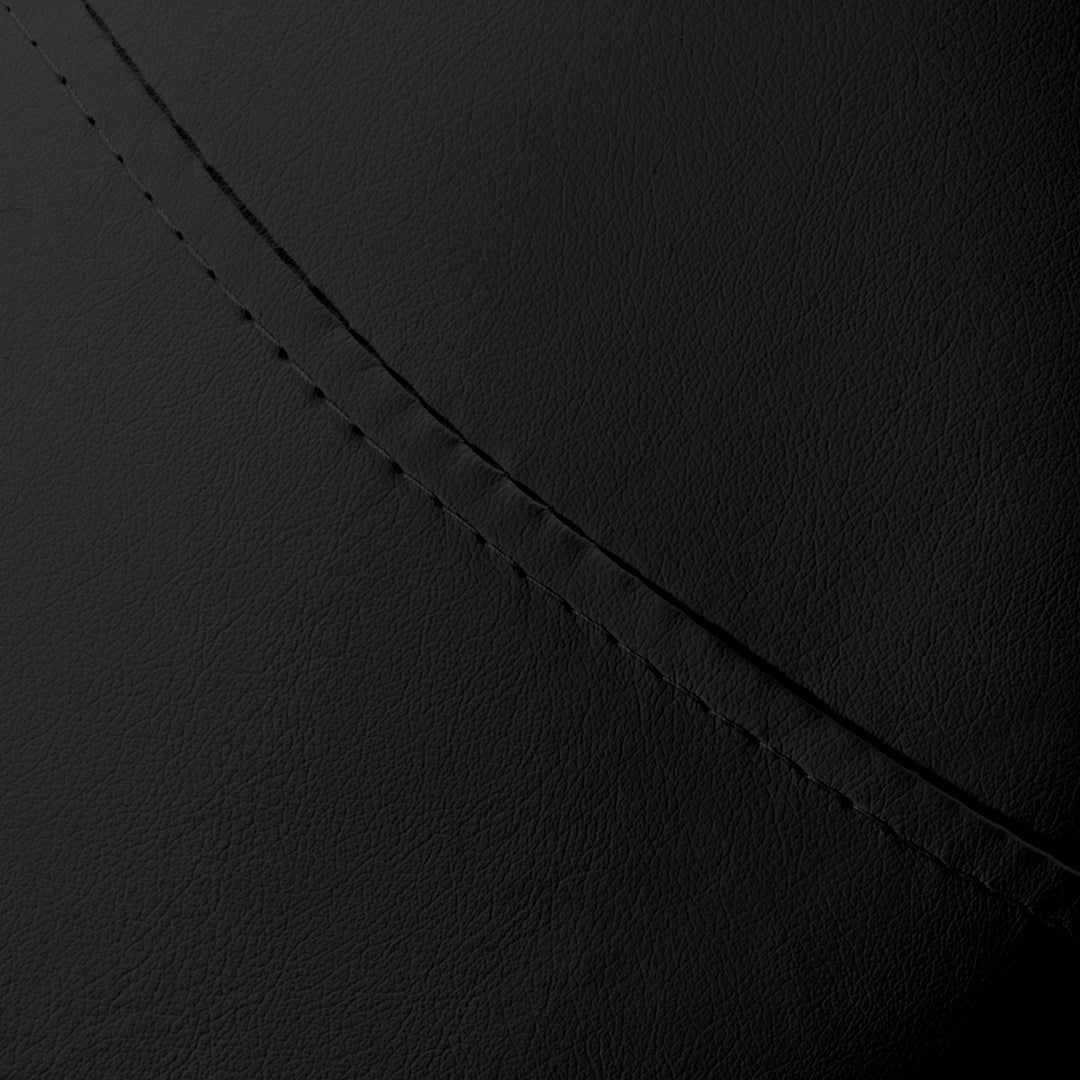 Tabouret Selle à Roulettes Réglable avec Dossier Giovanni 1004 Noir - image 8
