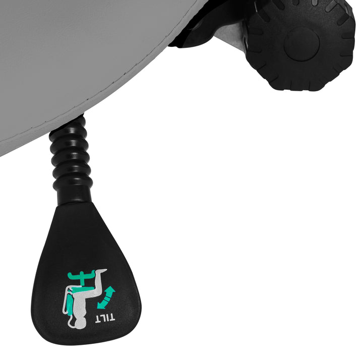 Tabouret Selle à Roulettes Réglable avec Dossier Giovanni 1004 Gris - image 7