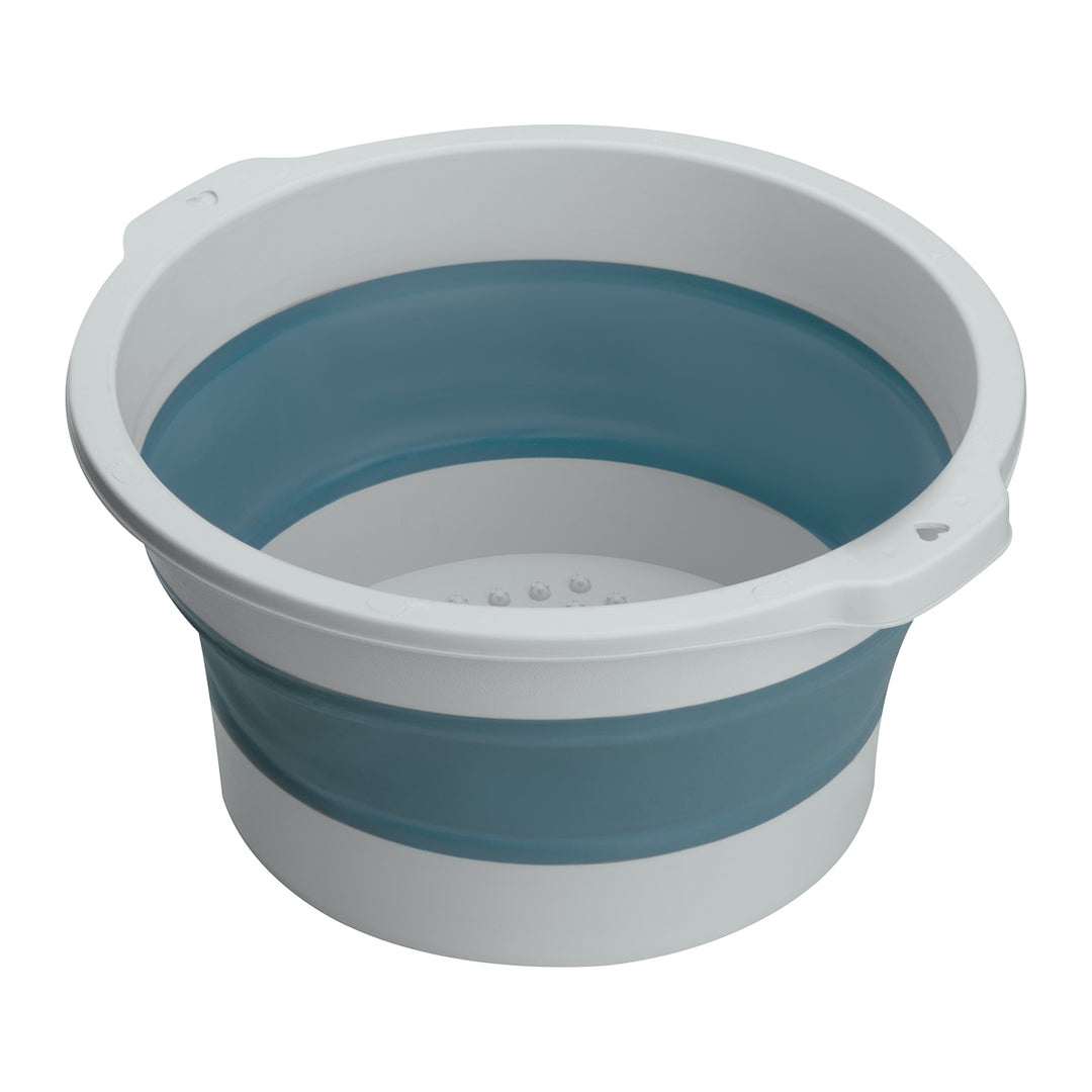 Bac Pédicure Pliable Bleu - image 2