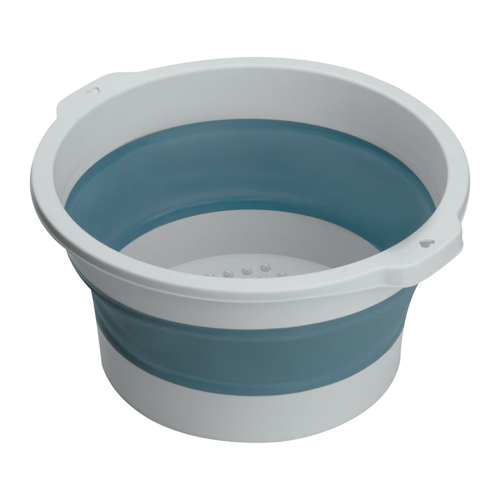 Bac Pédicure Pliable Bleu - image 2