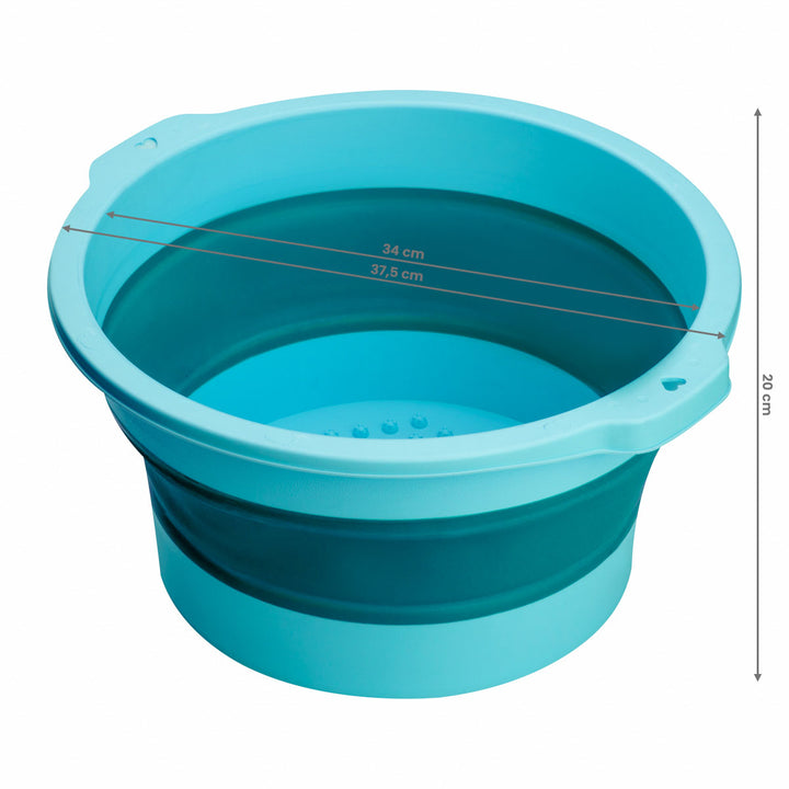 Bac Pédicure Pliable Bleu - image 11
