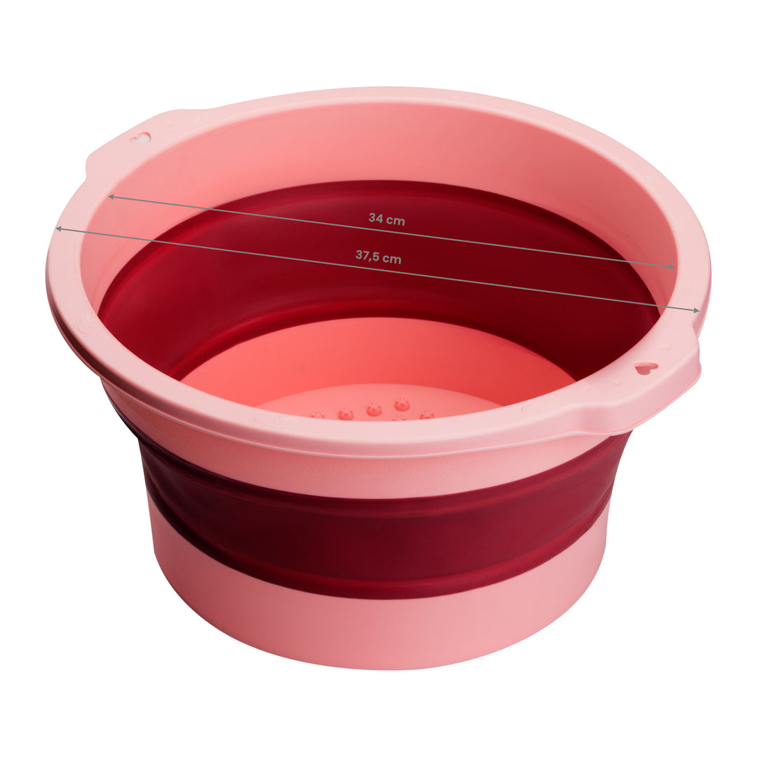Bac Pédicure Pliable Rose - image 6