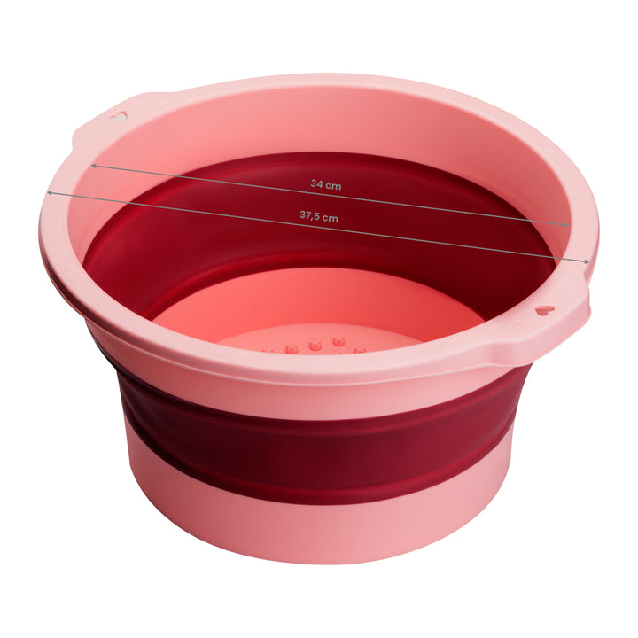 Bac Pédicure Pliable Rose - image 6