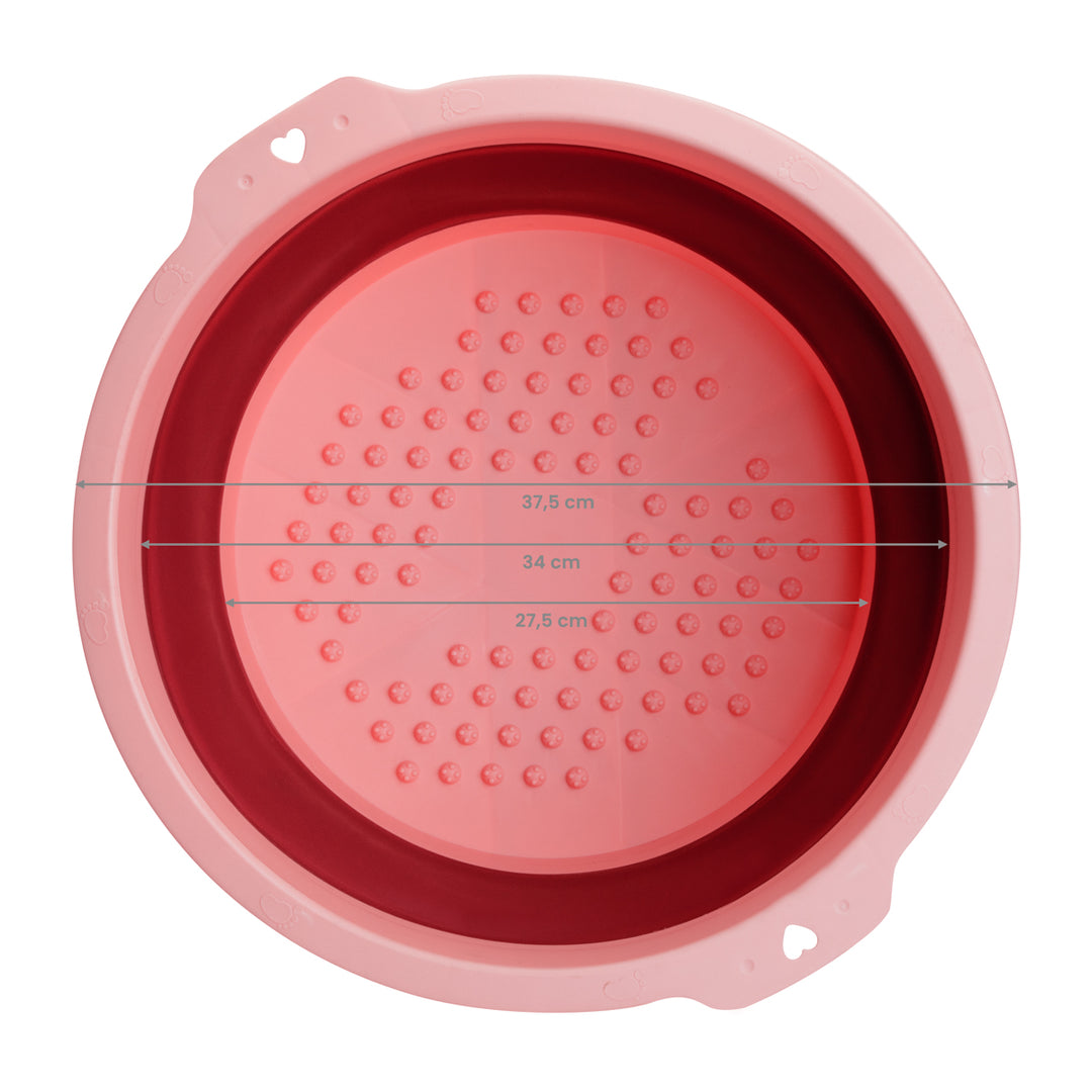 Bac Pédicure Pliable Rose - image 8