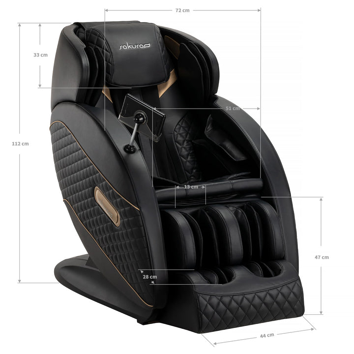 Fauteuil Massant Électrique Sakura Standard 801 Noir - image 18