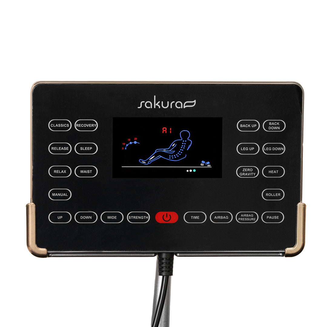 Fauteuil Massant Électrique Sakura Luxury 808 Noir - image 6