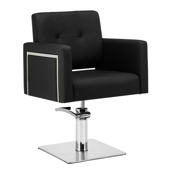 Fauteuil de Coiffeur Gabbiano Bergamo Noir