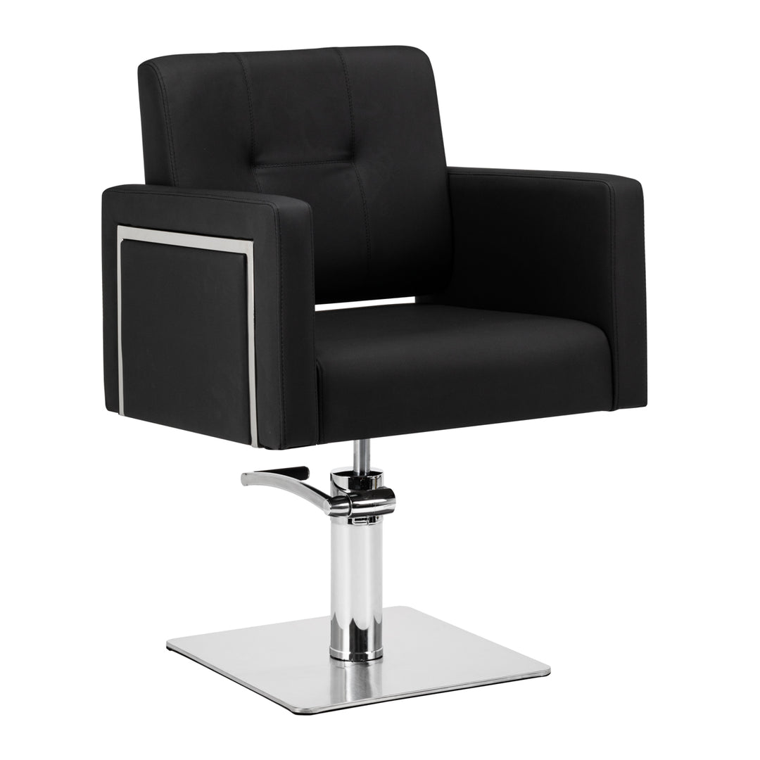 Fauteuil de Coiffeur Gabbiano Bergamo Noir