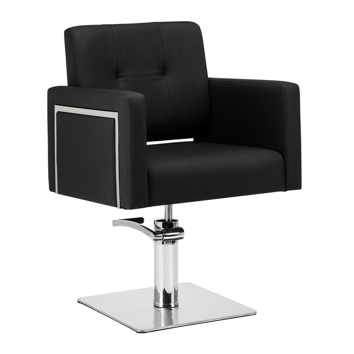 Fauteuil de Coiffeur Gabbiano Bergamo Noir