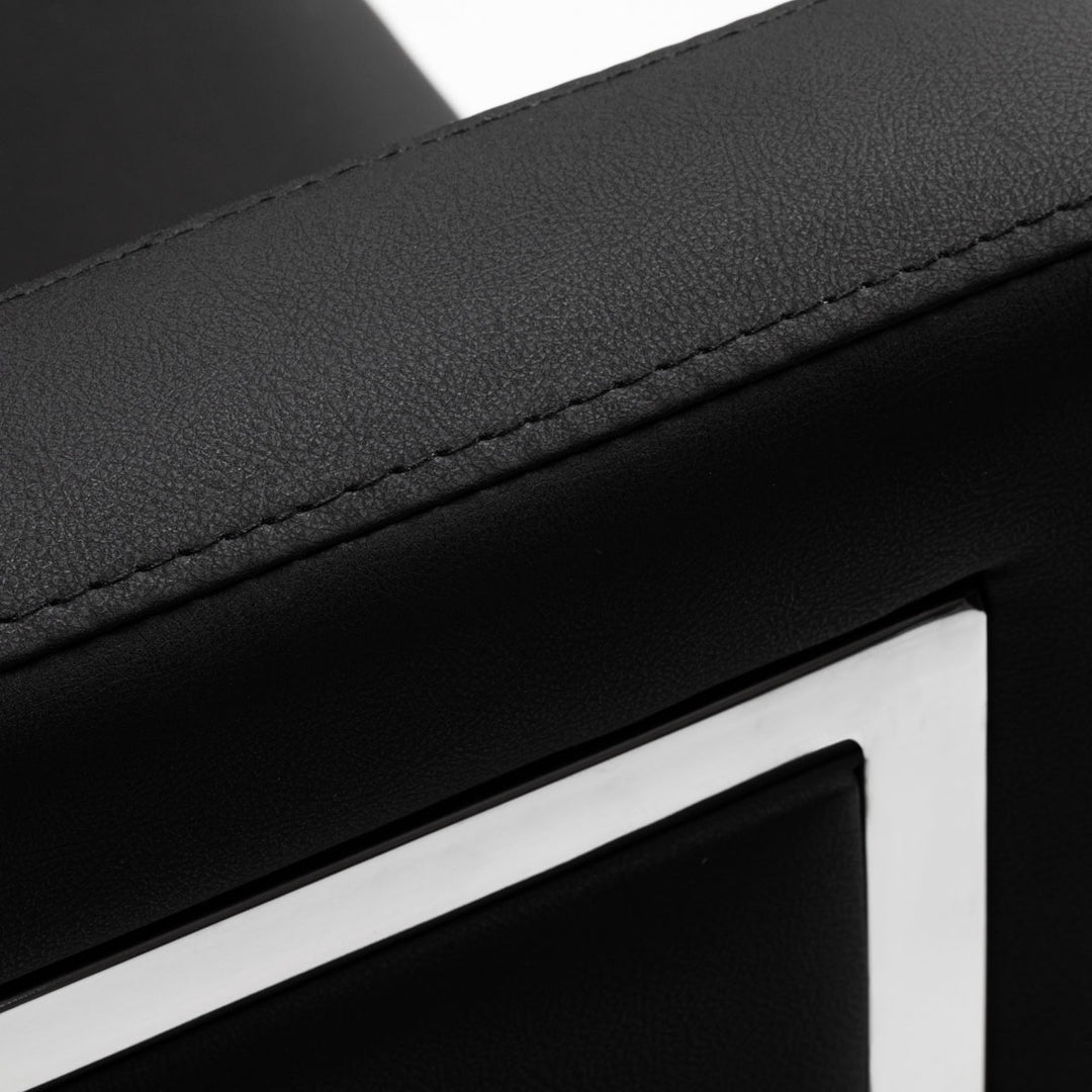 Fauteuil de Coiffeur Gabbiano Bergamo Noir