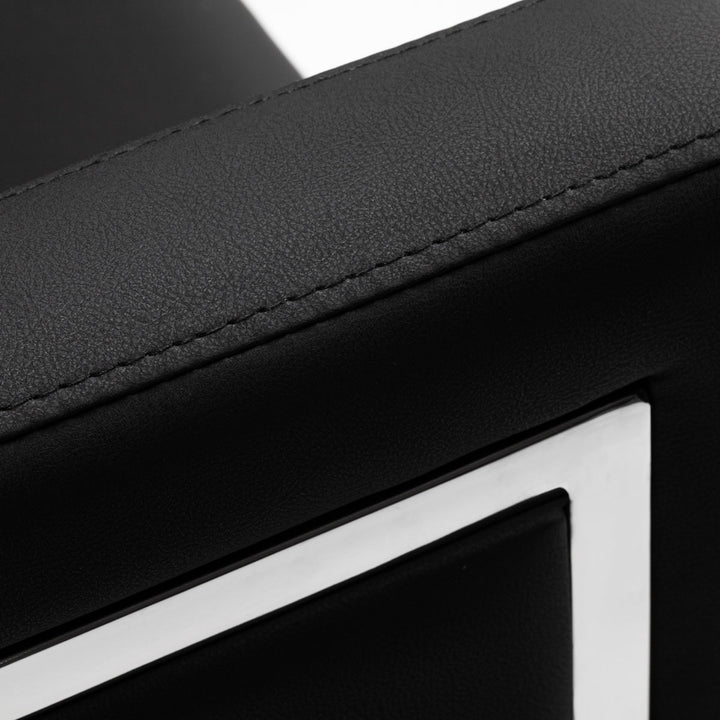 Fauteuil de Coiffeur Gabbiano Bergamo Noir