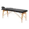 Table de massage Pliante Komfort Activ Fizjo Lux 2 Zones Bois Noir