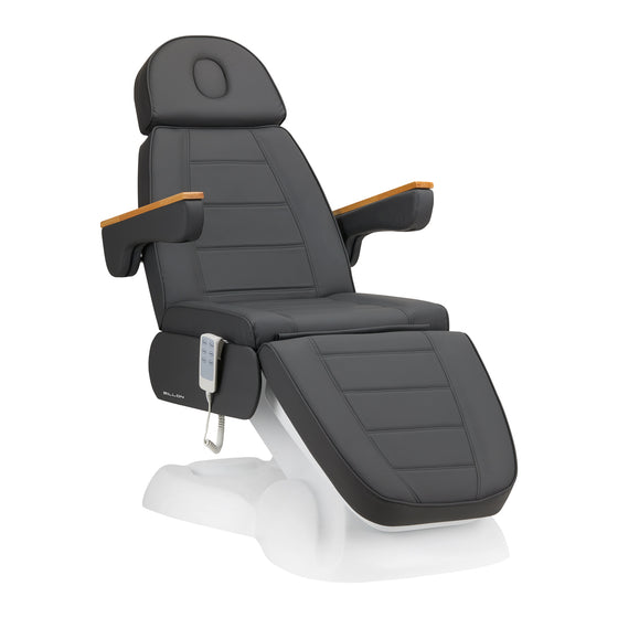 Fauteuil Esthétique Électrique Lux 273B à 3 Moteurs Gris-Blanc