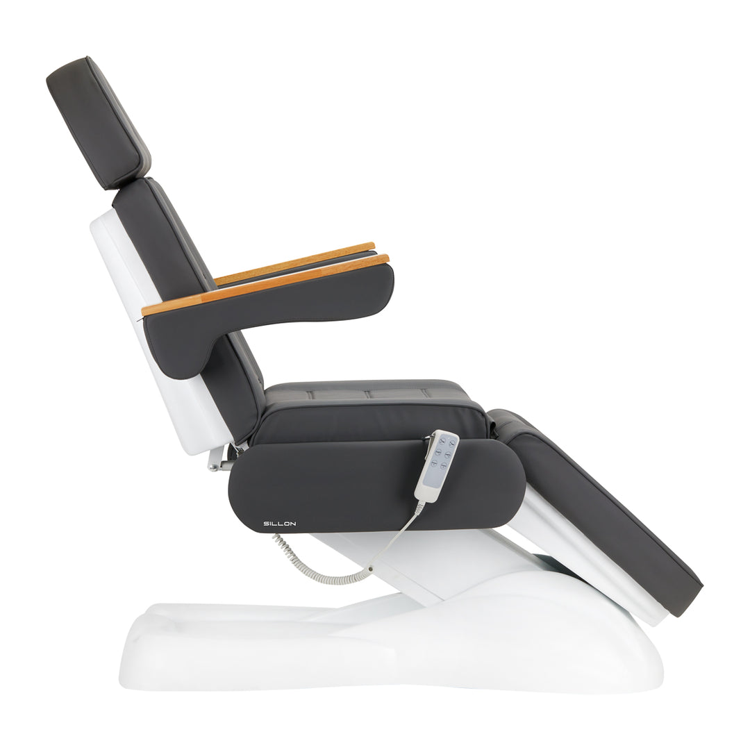 Fauteuil Esthétique Électrique Lux 273B à 3 Moteurs Gris-Blanc - image 2