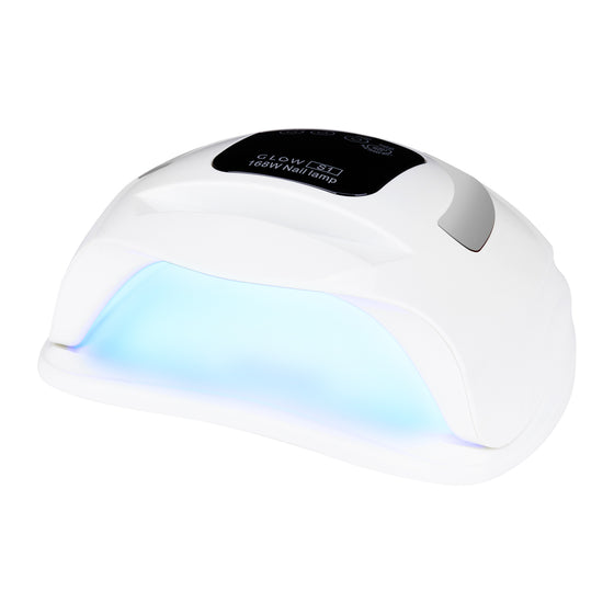 Lampe UV Ongles Dual LED Glow S1 168W Blanc-Argent