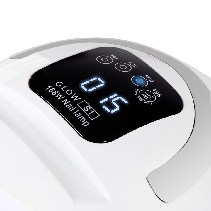 Lampe UV Ongles Dual LED Glow S1 168W Blanc-Argent - image 7