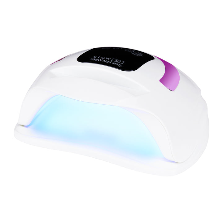 Lampe UV Ongles Dual LED Glow S1 168W Blanc-Rose