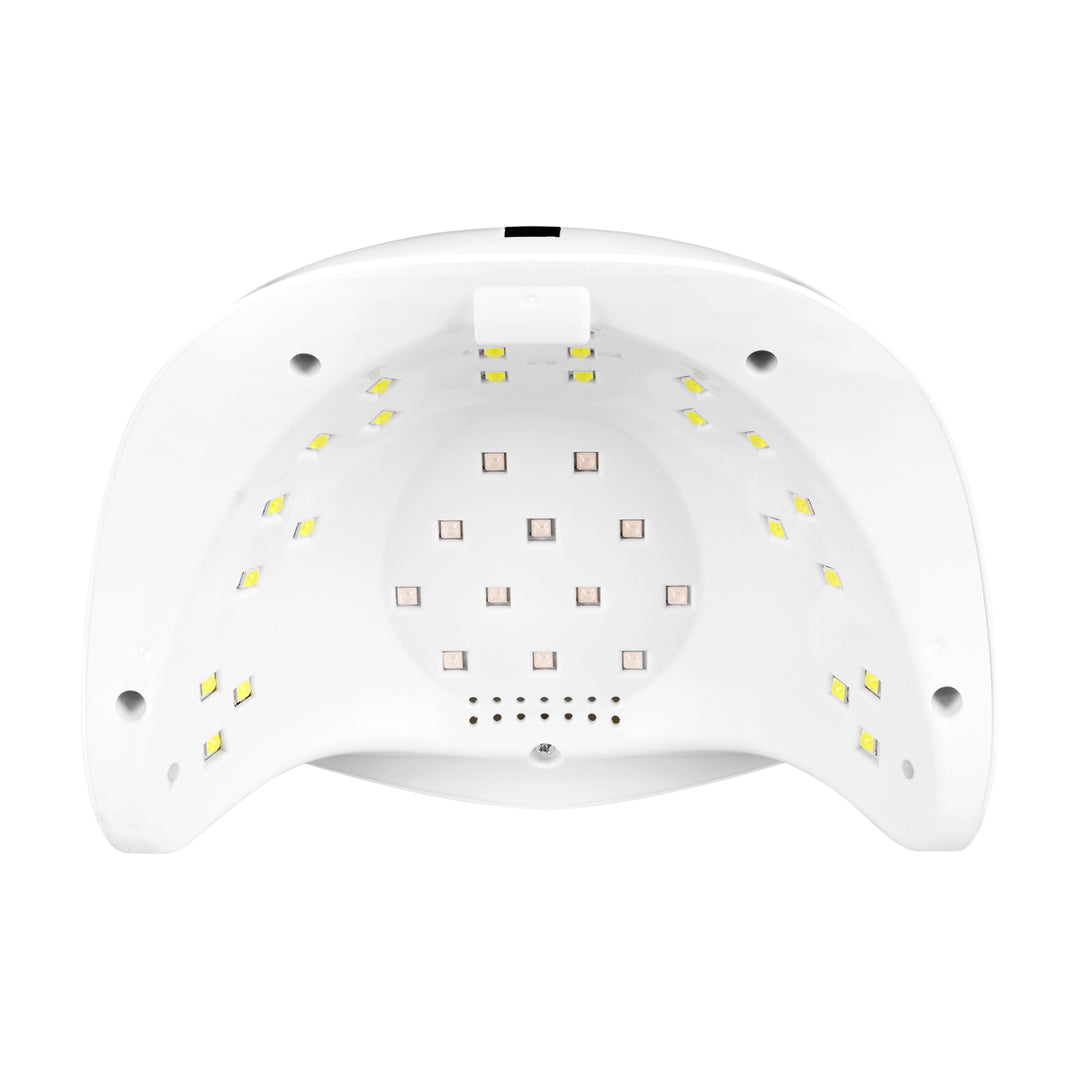 Lampe UV Ongles Dual LED Glow S1 168W Blanc-Rose