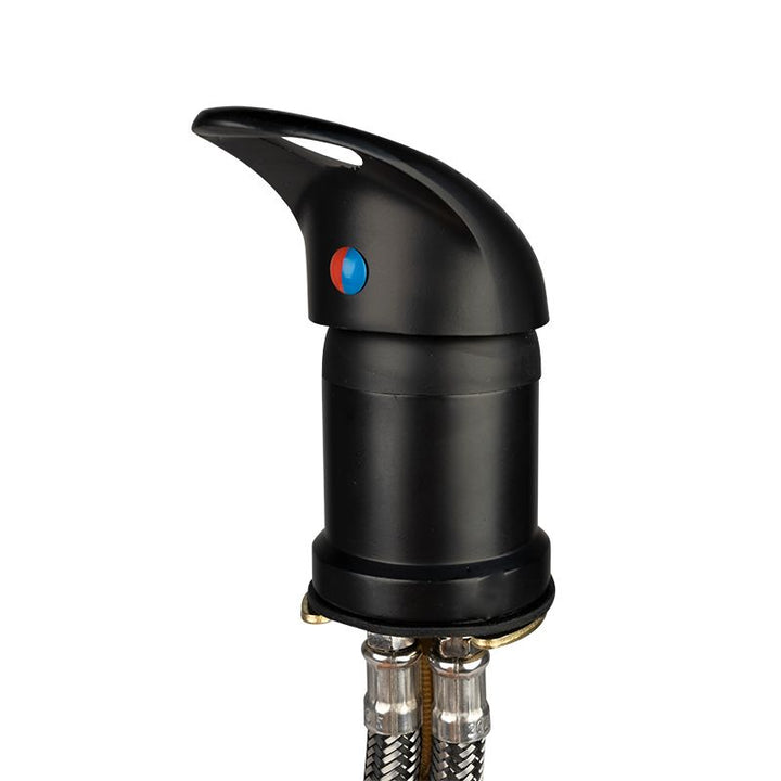 Robinet pour Bac Coiffeur Gabbiano Noir S04
