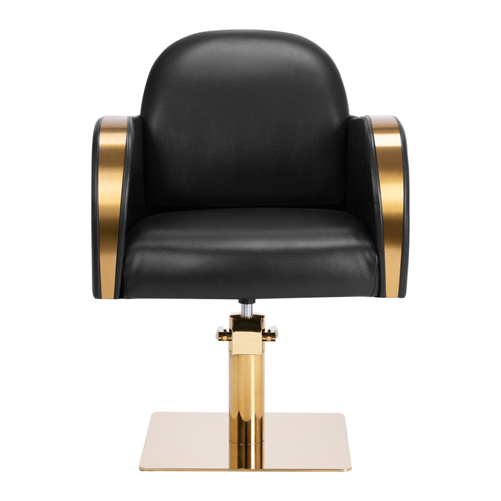 Fauteuil de Coiffeur Gabbiano Malaga Or Noir