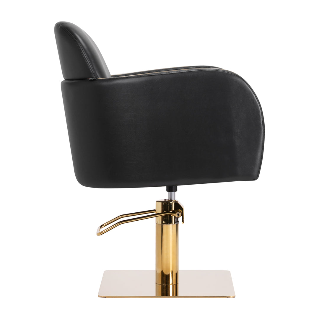 Fauteuil de Coiffeur Gabbiano Malaga Or Noir
