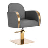 Fauteuil de Coiffeur Gabbiano Malaga Or Gris