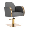 Fauteuil de Coiffeur Gabbiano Malaga Or Gris