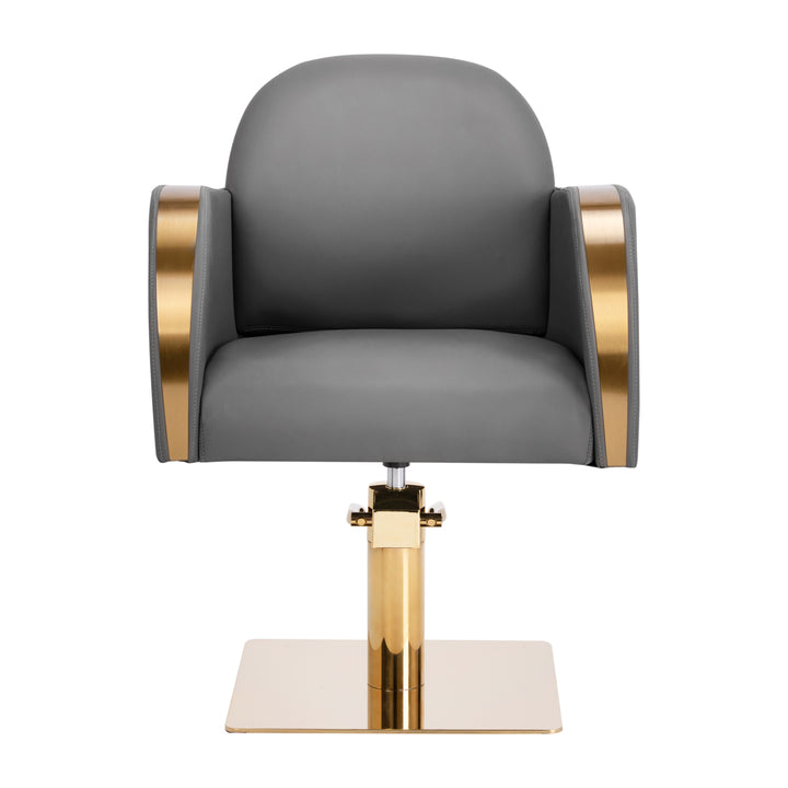 Fauteuil de Coiffeur Gabbiano Malaga Or Gris