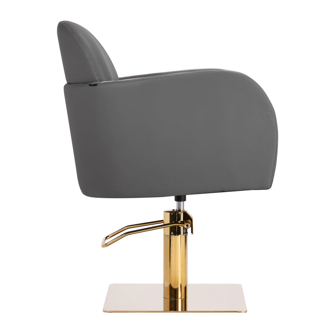 Fauteuil de Coiffeur Gabbiano Malaga Or Gris