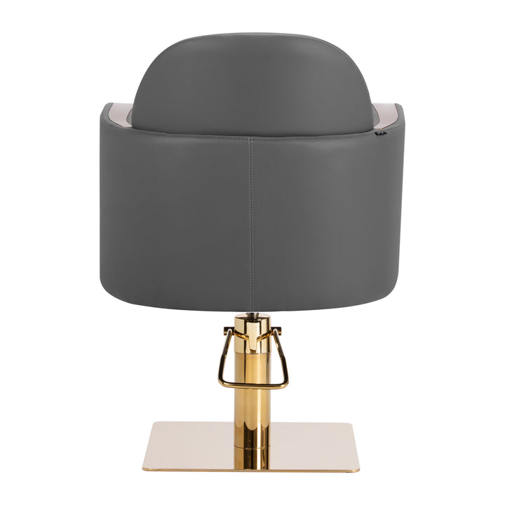 Fauteuil de Coiffeur Gabbiano Malaga Or Gris