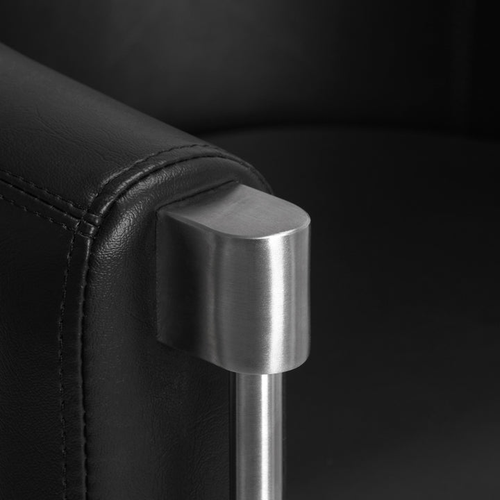 Fauteuil de Coiffeur Gabbiano Burgos Noir
